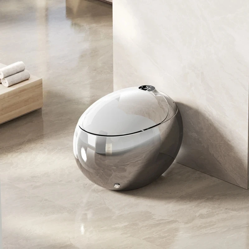 North American style white -shaped automatic operation remote control flush bidet toilet