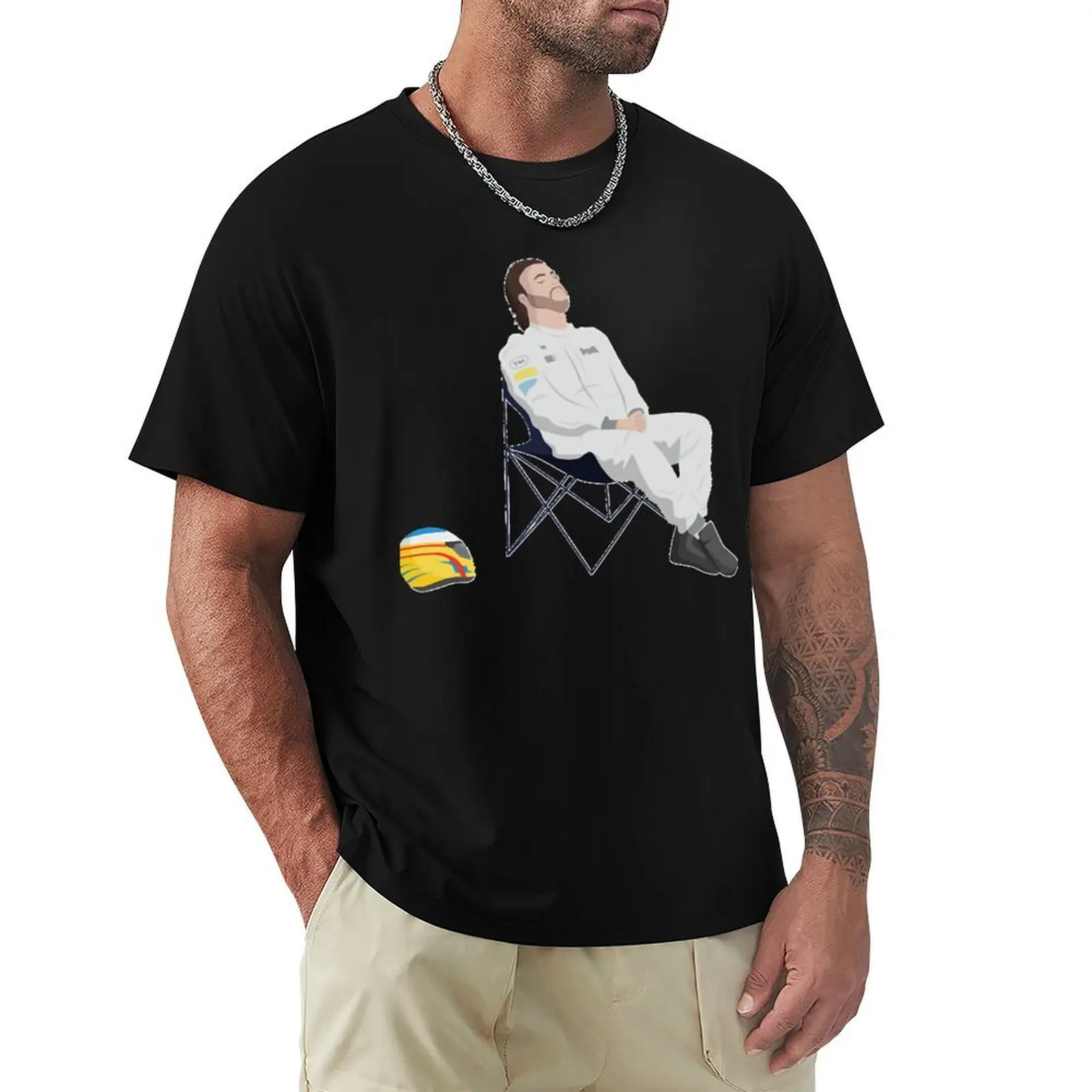 

Fernando Alonso Deckchair F1 T-Shirt oversized graphic shirts new gifts and t-shirts clothes for men