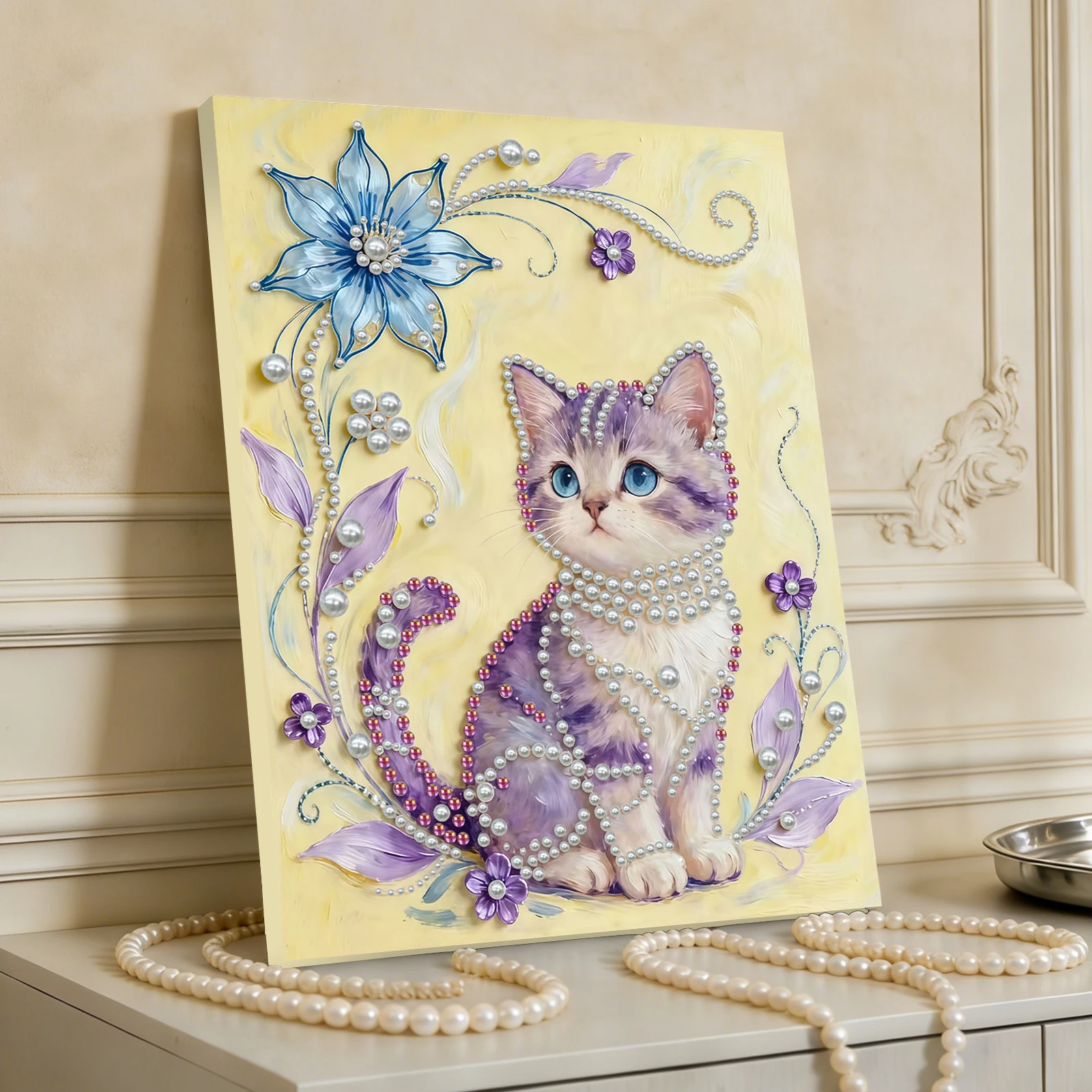 

Набор для творчества: Жемчужная живопись по номерам с рамкой, картина из жемчужных бусин, 30x40 см, для взрослых/начинающих, подарок, декор для дома