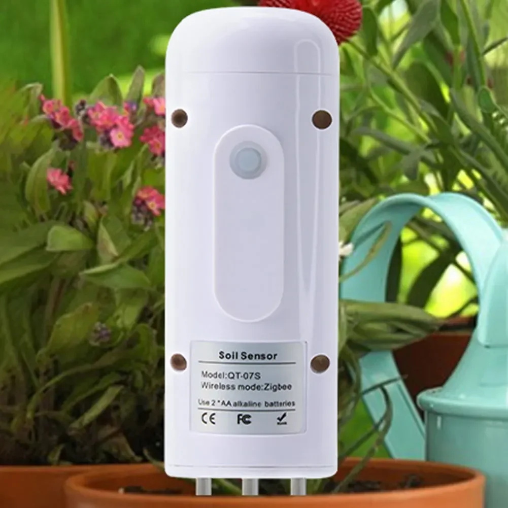 WiFi Thermometer Hygrometer Soil Moisture Meter App Alerts Garden Moisture Sensor Hygrometer IP 67 Waterproof Soil Water Monitor