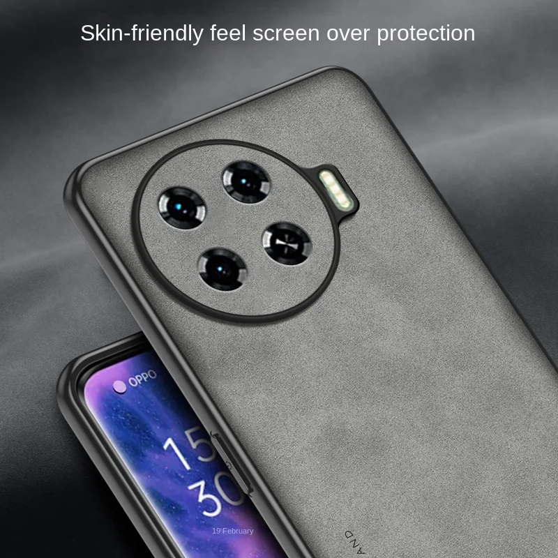Tecno Spark 20 Pro Plus KJ7 Case PU Leather Surface Hard PC Back Cover Shockproof Matte Phone Case for Tecno Spark 20 Pro Plus