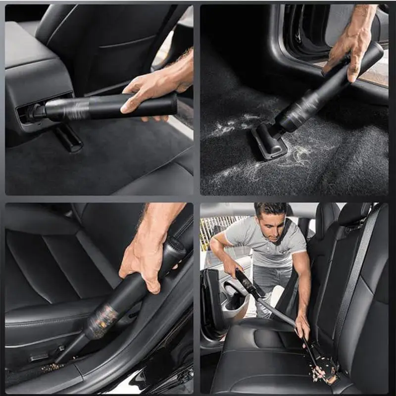 Portable Vacuum For Car Cleaner For Car Detailing 200W Car Vacuum High Power Handheld Vacuum Cordless Rechargeable 19000Pa