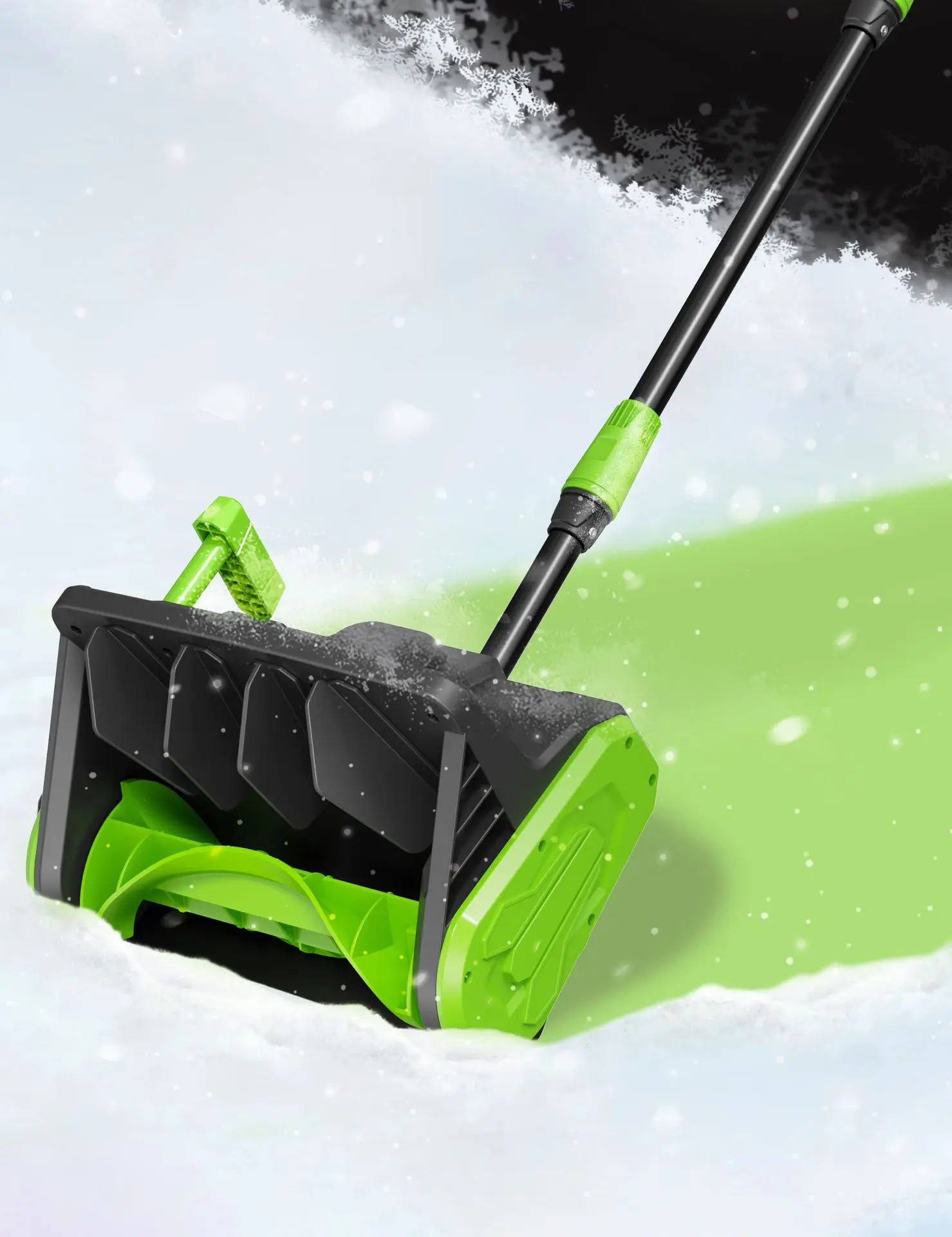 

Detachable High Power Foldable Electric Li-ion Battery Snow Shovel Portable Snow Blower Snow Clearing Machine