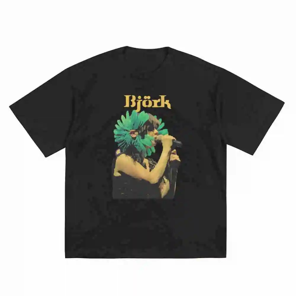Bjork Short Sleeve Tee 100% Cotton T-Shirt
