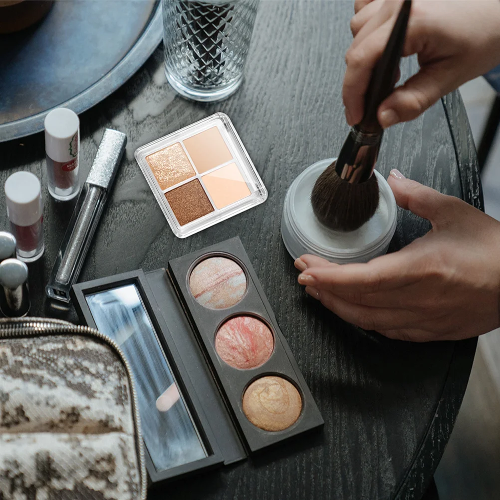 10pcs Eyeshadow Sub Package Case Clear Diy Blusher Box Empty Organizer Foundation Storage Pigment Tray Container