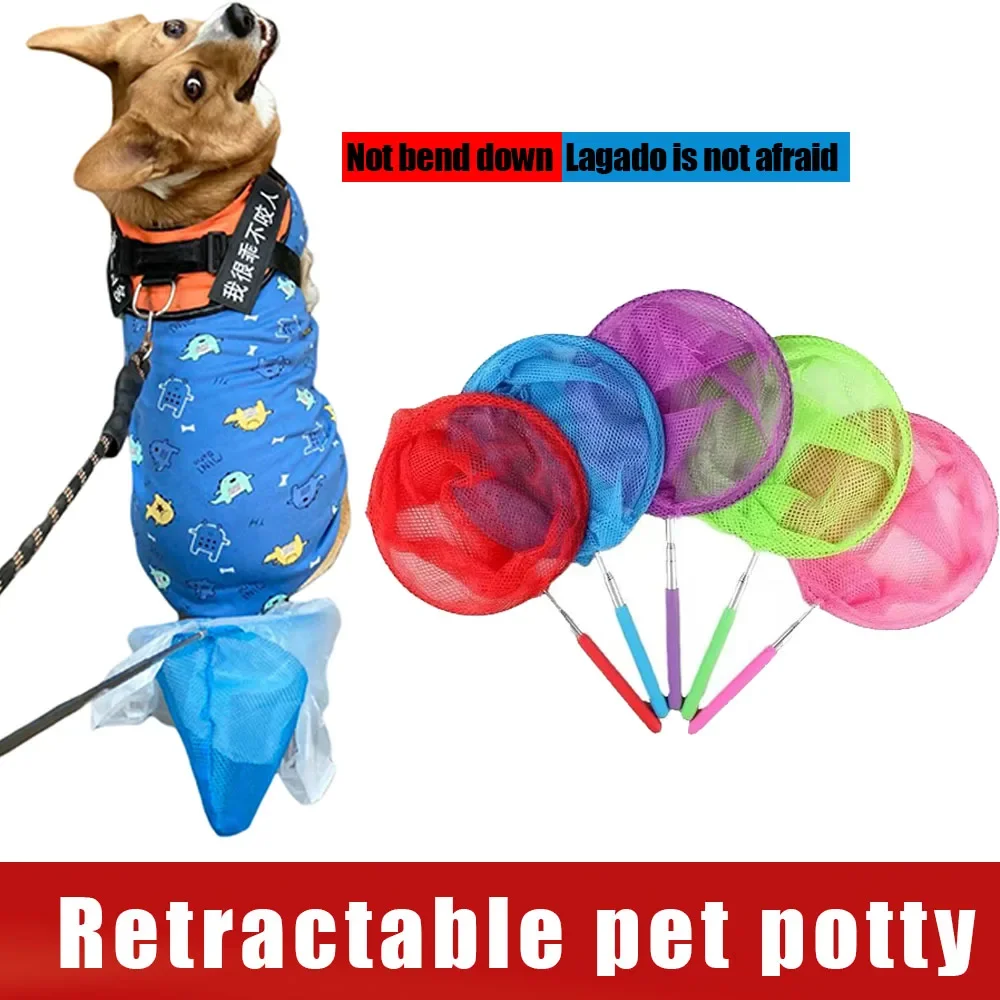 3 large and medium-sized dog specific poop net bags dog cleaning supplies daily cleaning picking up litter nets easy picking up