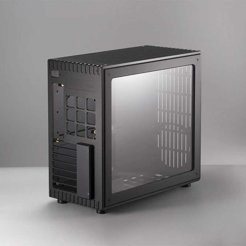Aluminum alloy chassis for all aluminum  tower split water-cooled desktop computer