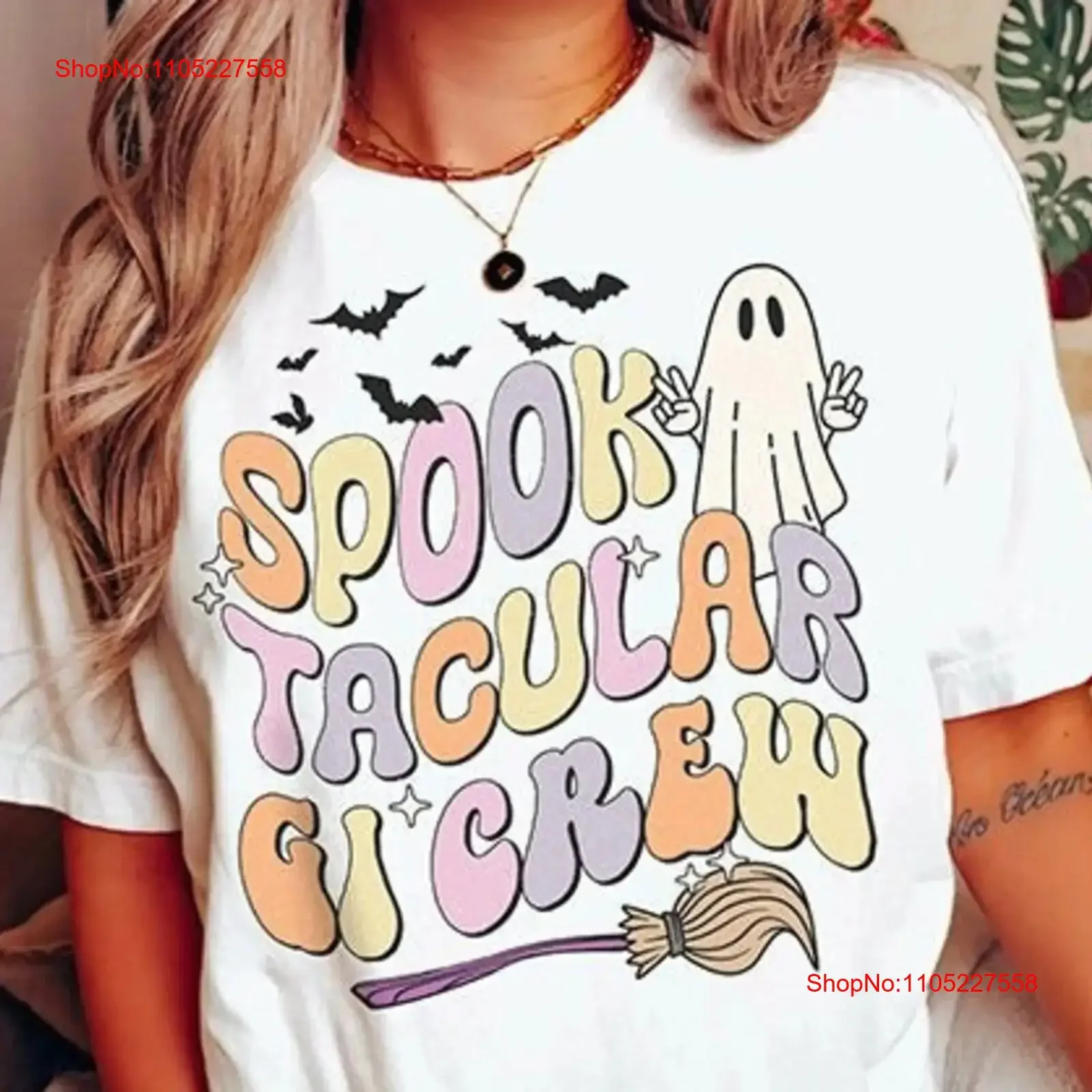 Футболка для медсестер на Хэллоуин: Spooktacular Crew Gastro Endo Nursing Fall Gastroenterologists Spooky Tech Clinic NP, винтажная, с эффектом потертости