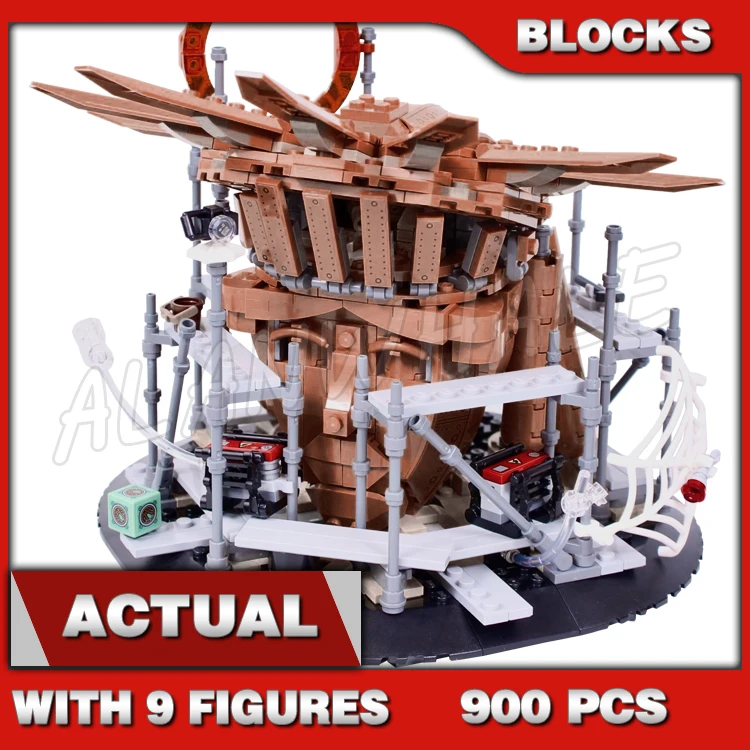 900pcs Super Fighter Spider Base Final Battle scaffold Sand Fortress 70106 Building Blocks Sets Compatible With Model