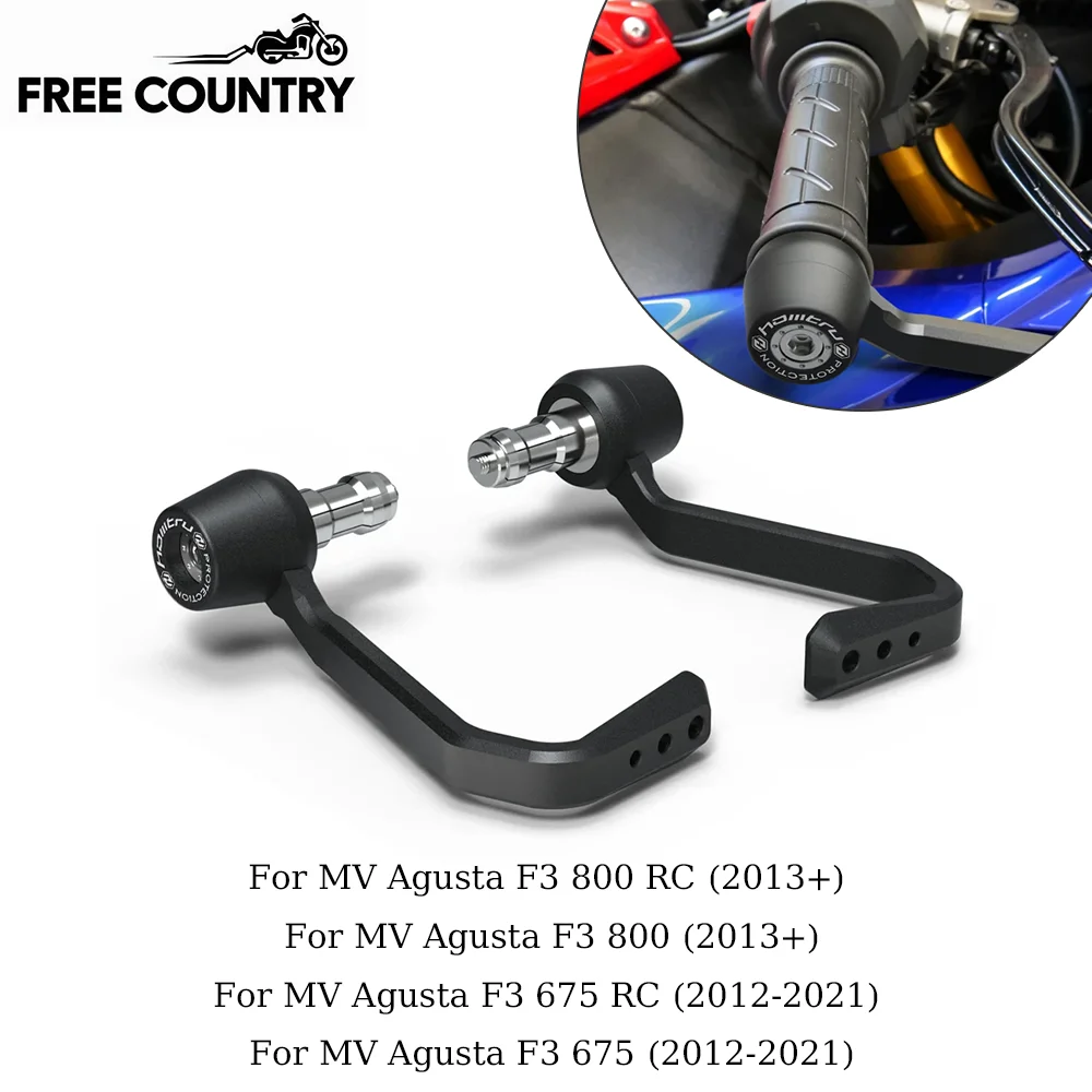 

For MV Agusta F3 675 / 800 RC 2013-2023 Motorcycle Bar-End Brake & Clutch Lever Guard Set