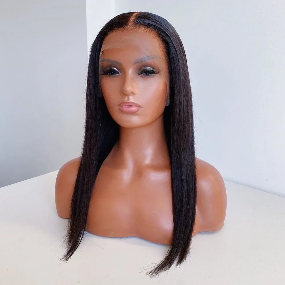 Bone Straight Glueless Wig 100% Human Hair 250 Density Human Hair Wigs For Women Pre cut Lace Glueless 13X6 Lace Wig