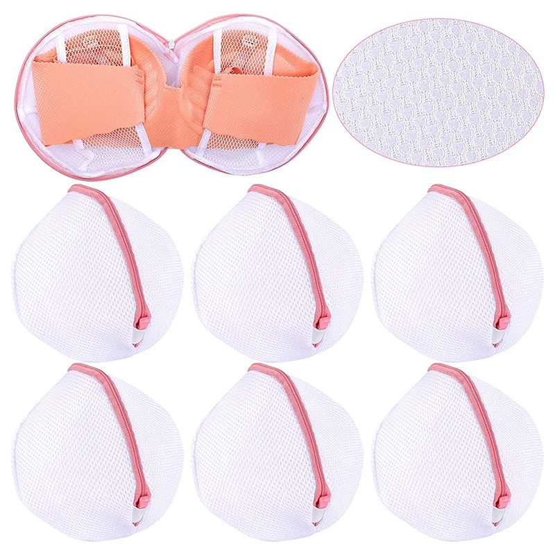 Laundry Net Fine Mesh Bra Lingerie Dirty Clothes Laundry Bag With Zipper For Washing Machine Dryer Anti-deformation Cleaning