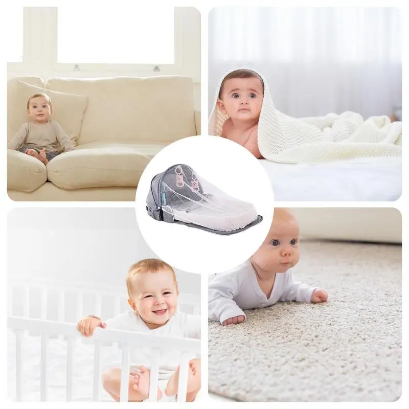 Bassinet podróżny przenośne antyciśnieniowe dziecięce łóżko do spania łóżko podróżne oddychająca kołyska łóżeczko dziecięce łóżko do spania kapsułka podróżna