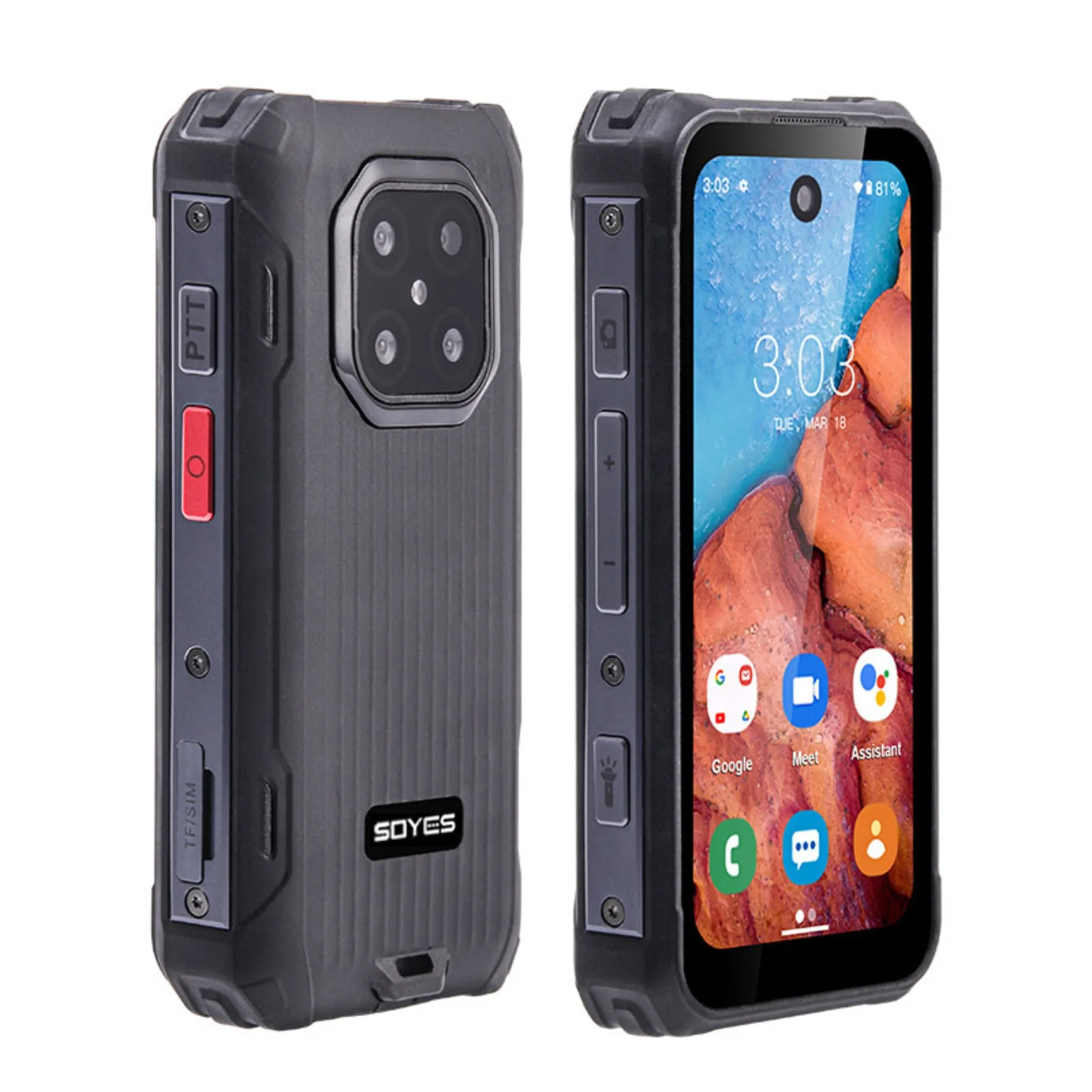 SOYES MAXo 4G Mini Rugged Smartphone 3.88“ IPS Screen IP68 Android12 6GB +128GB Small Phone 3000mAh Face ID Unlock Mobile Phone