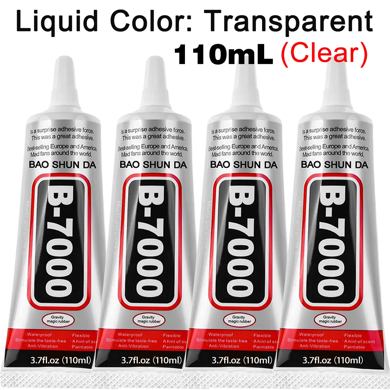 Schnell trocknender transparenter Klebstoff für 3D-gedruckte Teile, DIY-Modellmontage, PLA, ABS, TPU, PETG, hochfestes Kunststoffklebemittel.
