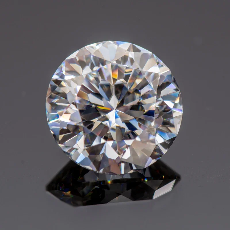 Moissanite Round Shape Special Cutting D Color Vvs1 Multiple Cutting Available DIY Charms Jewelry Making Materials Certificate