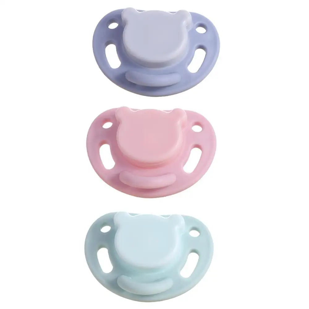 Suministros bonitos para morder recién nacidos, cabeza redonda, regalo para bebé, chupete para dormir infantil, tetinas con caja de almacenamiento, chupete para bebé de dibujos animados