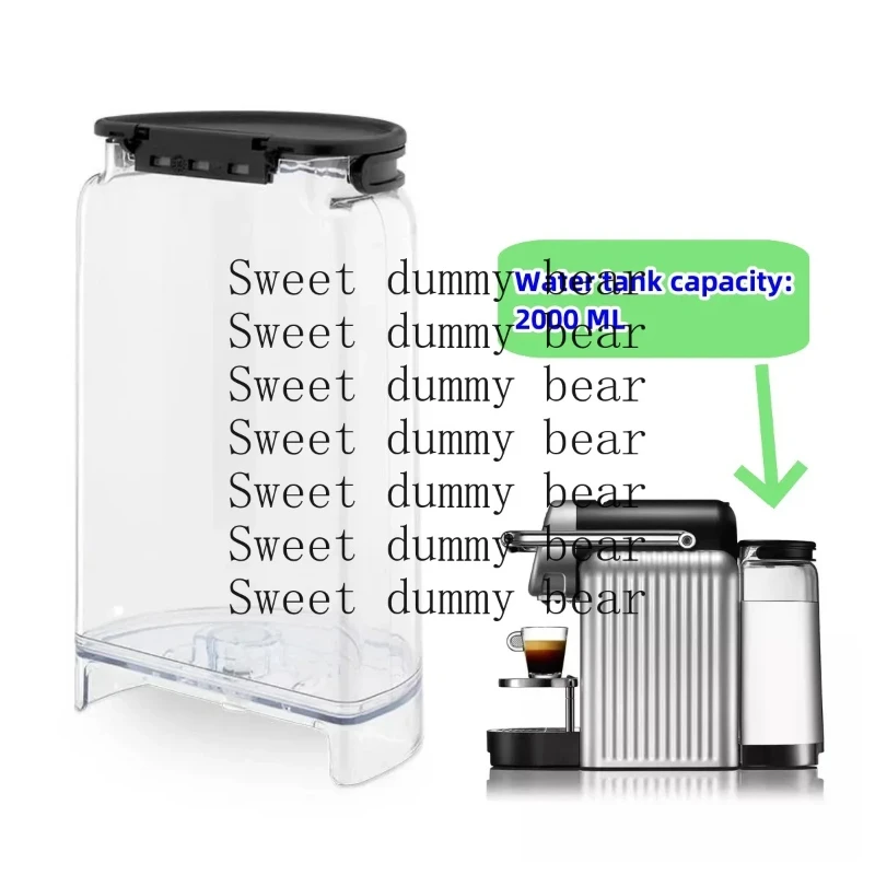 

Nespresso Zenius ZN100 Replacement Water Tank - Perfect Fit for Nestle Capsule Coffee Machine, 2L Capacity