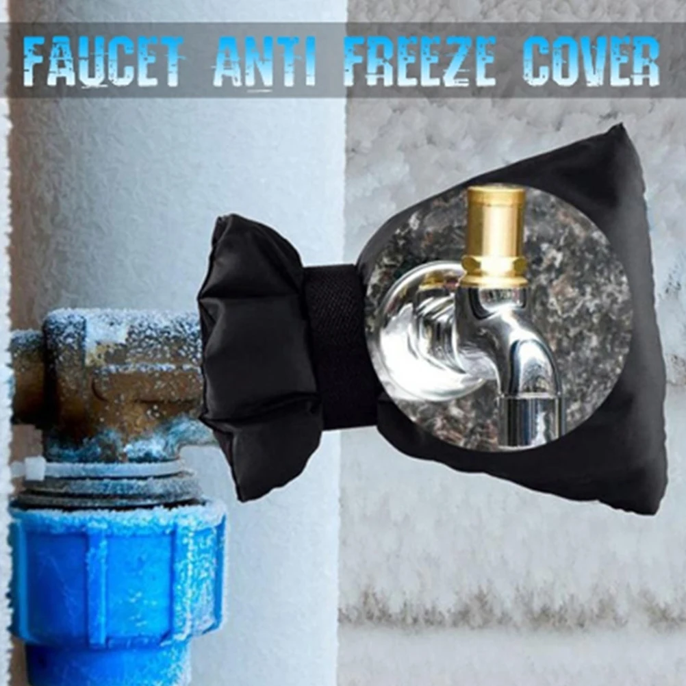 

2pcs Cover Anti Freeze Faucet Protector Outdoor Winter Spigot Insulation Reusable Anti Freeze Faucet Cover Easy Install