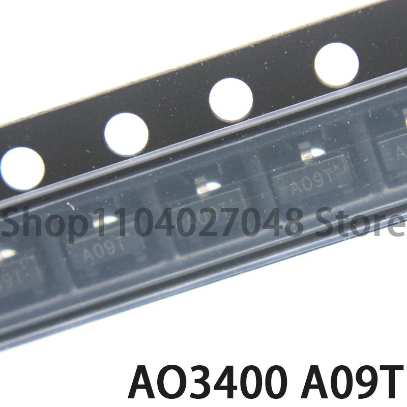 100PCS Brand new AO3400 SOT-23 A09T MOS field effect tube 2.5A