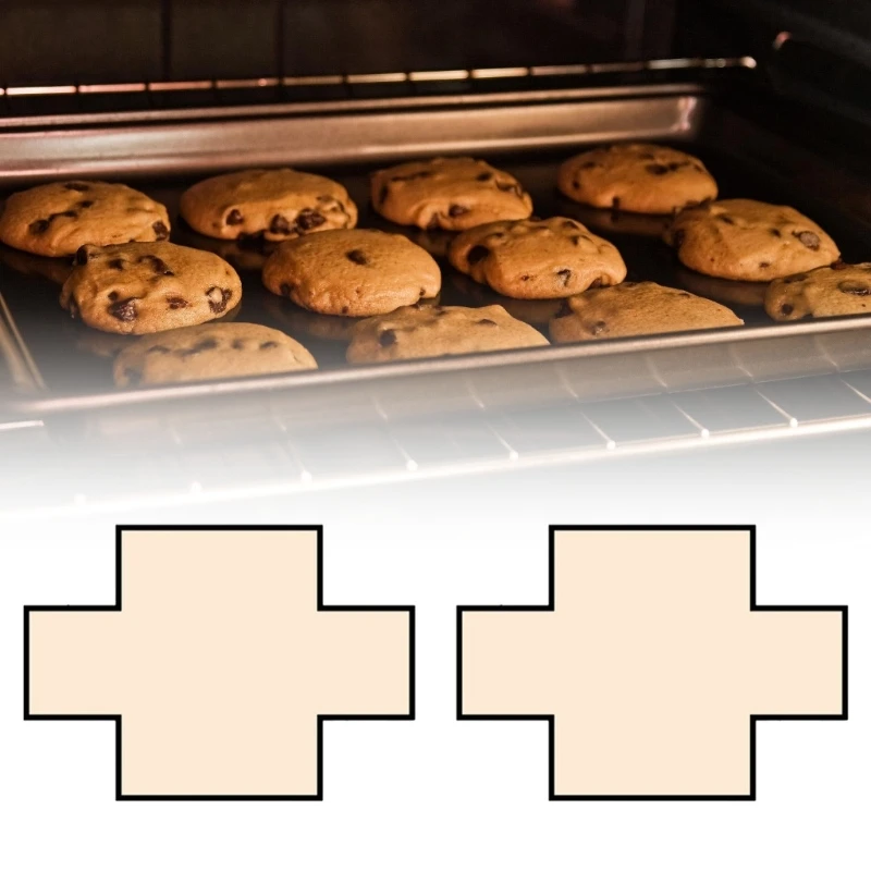 Four Flexible Baking Inserts for Elongated Bread Pan, Low-Stick Design with Machine-Washable Care for Everyday Cake Recipes Y5GB