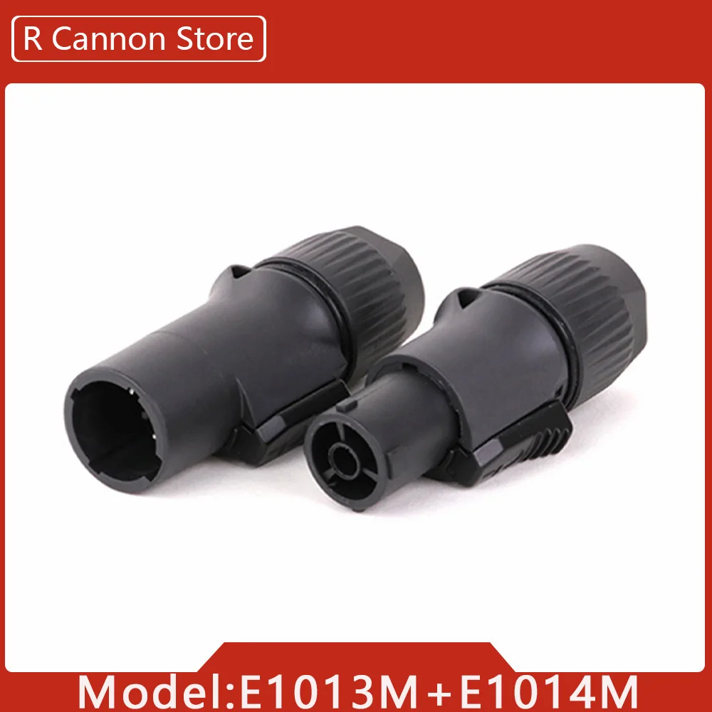 10 stks 3 Pins In/Uitgang Waterdichte Vergrendeling Powercon Stekker Vrouwelijke Chassis Draad Kabel Connectors PA66 Materiaal IP65 Grade