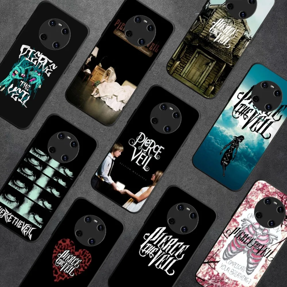 

P-Pierce The V-Veil Band Phone Case For Huawei Y9 6 7 5 Prime Enjoy 7s 7 8 plus 7a 9e 9plus 8E Lite Psmart Shell