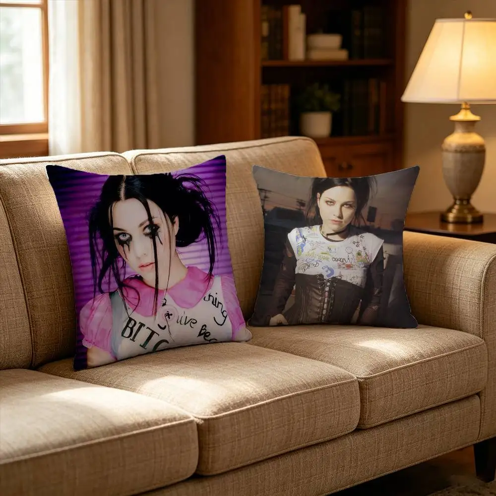 

E-Evanescence Fallen A-Amy Lee Pillow Case Cushion Cover Throw Pillow Case For Car Sofa