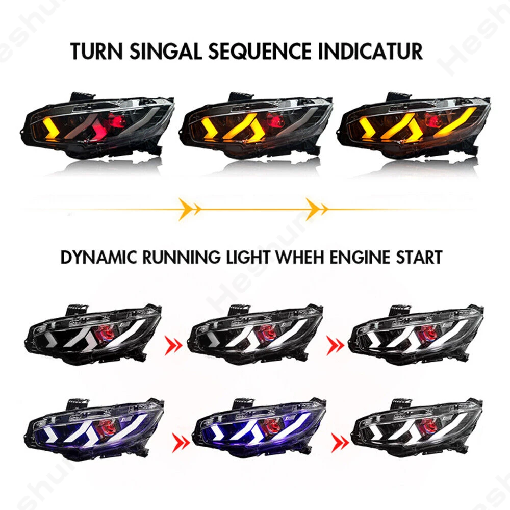 車用LEDヘッドライト,ホンダシビック,セダン,ハッチバック,rTouring lx