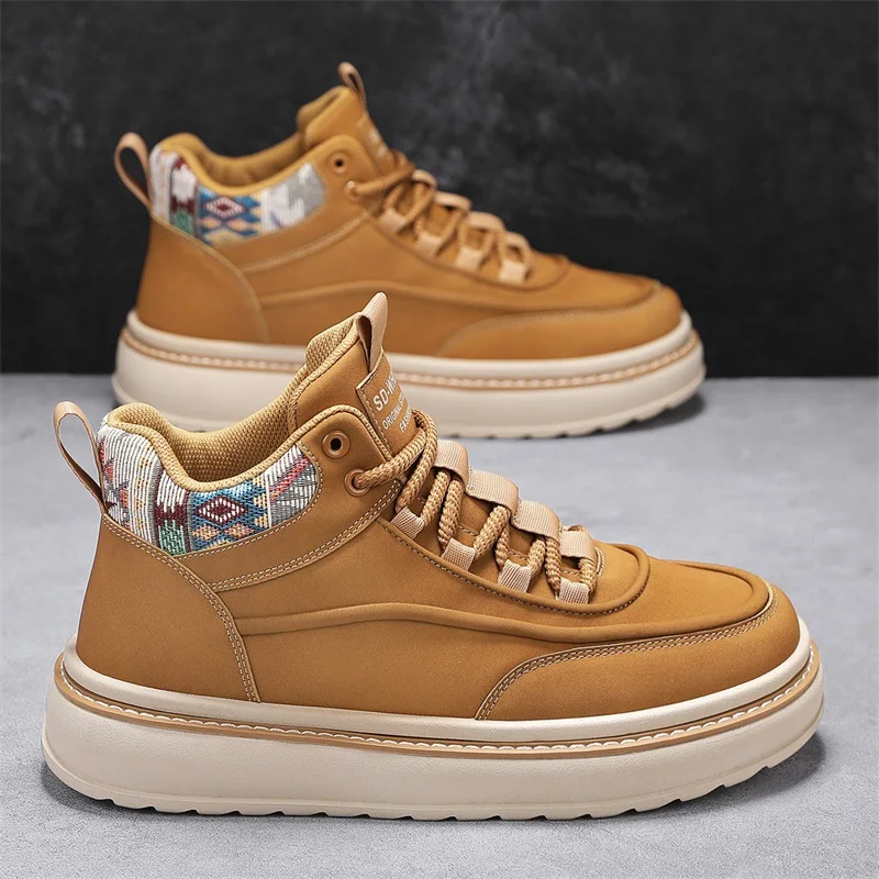 

Snow boots men's 2025 new Northeast cold resistant cotton shoes winter shoes warm and plush thick couple bread shoes