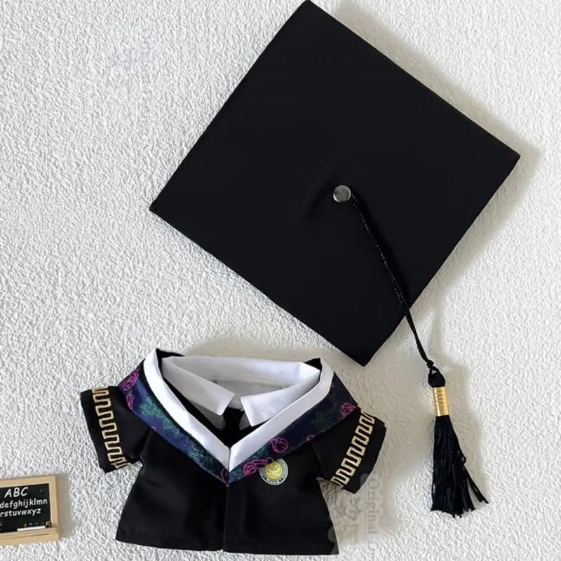 10/20cm Cotton Doll Clothes College Graduation Season Six Science Bachelor'S Clothing Set No Doll souvenir