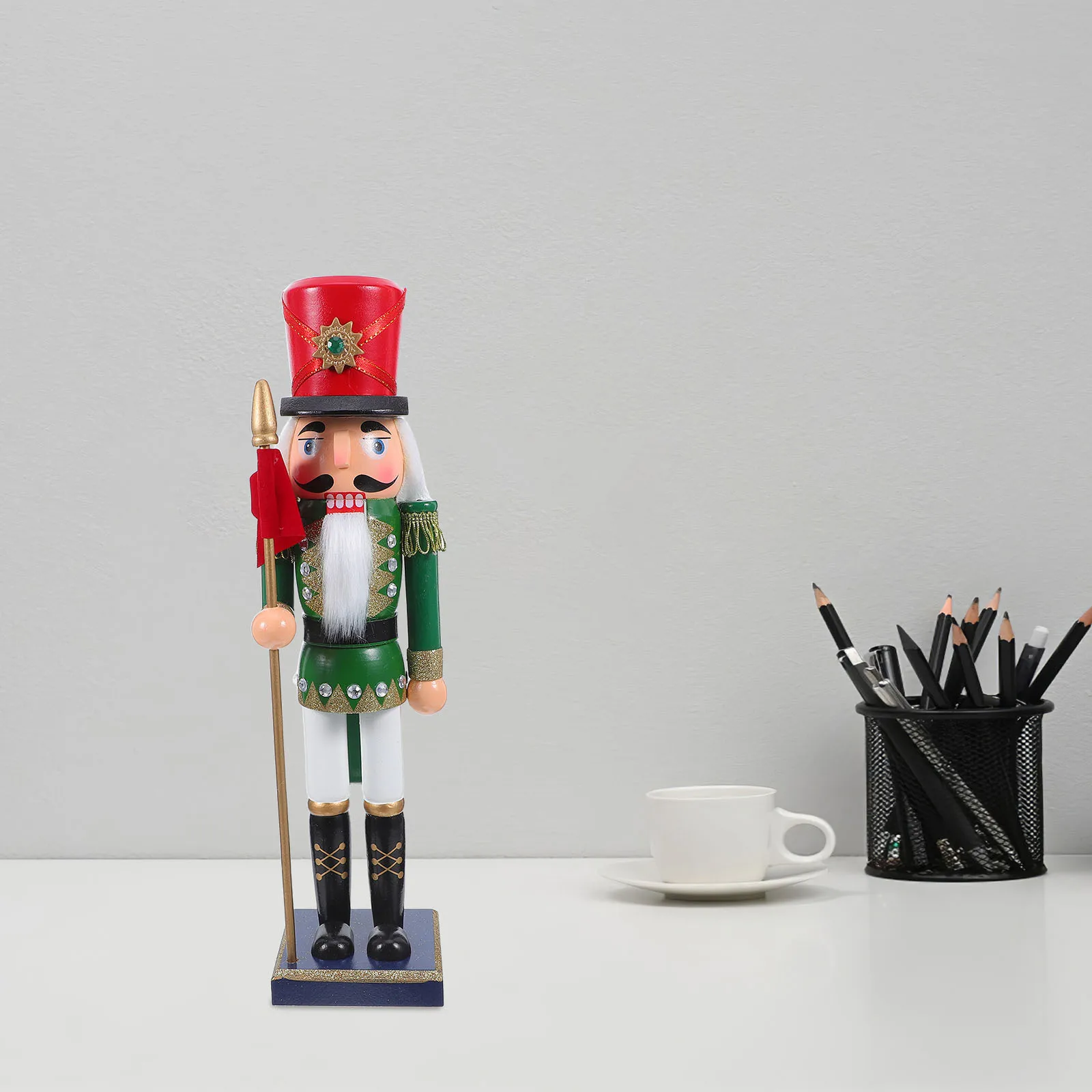 

Nutcracker Ornaments Decor Christmas Desktop Table Centerpiece Decorations