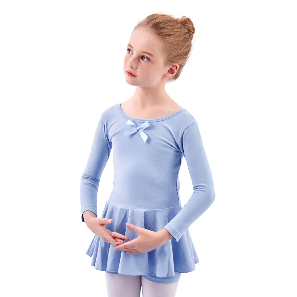長袖レオタード女の子幼児キッズダンスバレエ体操ボディスーツ衣装レオタード