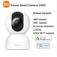 Xiaomi Smart Camera C400 2.5K 4MP 360° Rotation AI Human Detection 2.4GHz 5GHz Wi-Fi Google Alexa Smart Home Security Camera