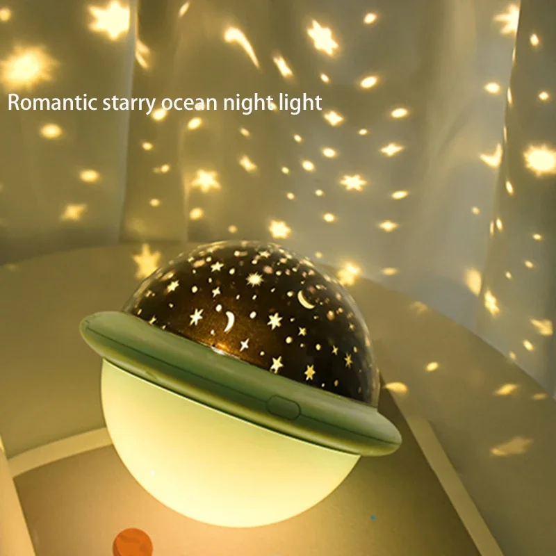 Galaxy Night Light USB LED Projector for Bedroom Sleep Decor Lamp Kids Gift