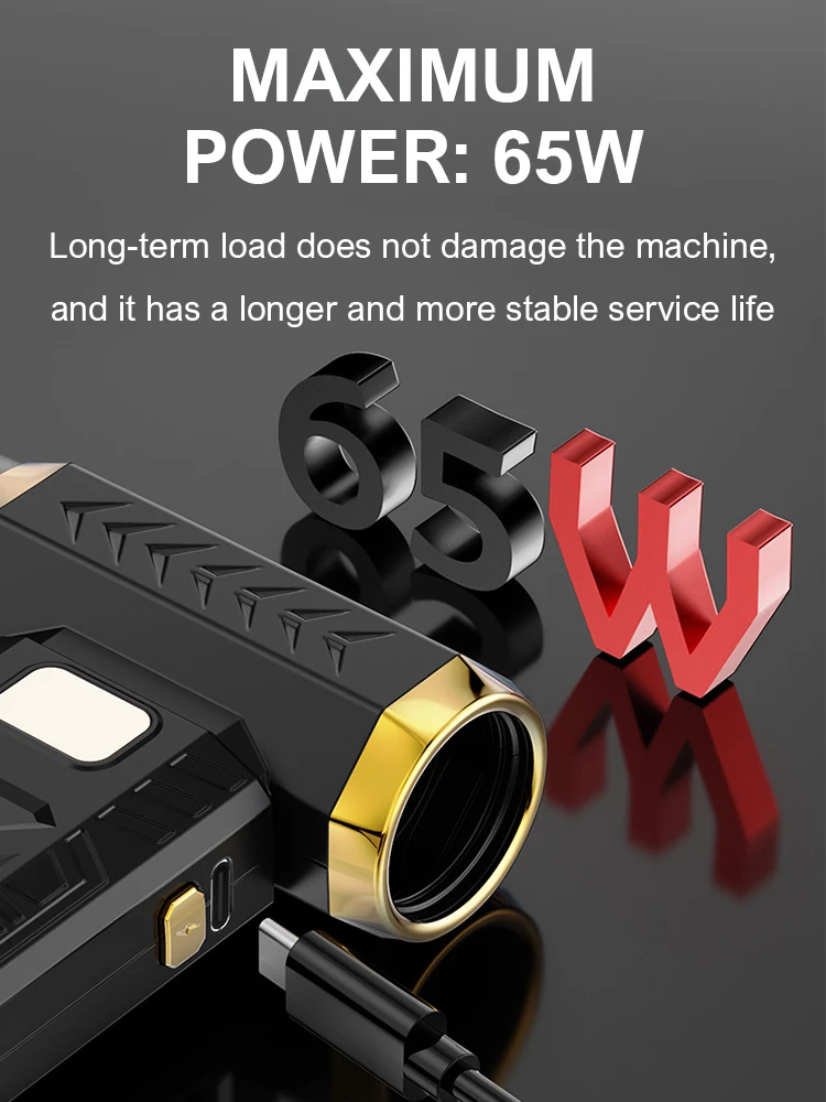 500000 دورة في الدقيقة مروحة تفريغ نفاثة قوية بدون فرش 55 متر/الثانية منفاخ منفضة مع إضاءة LED 6 الرياح مروحة تربو قابلة للتعديل 10000 مللي أمبير منفاخ هواء