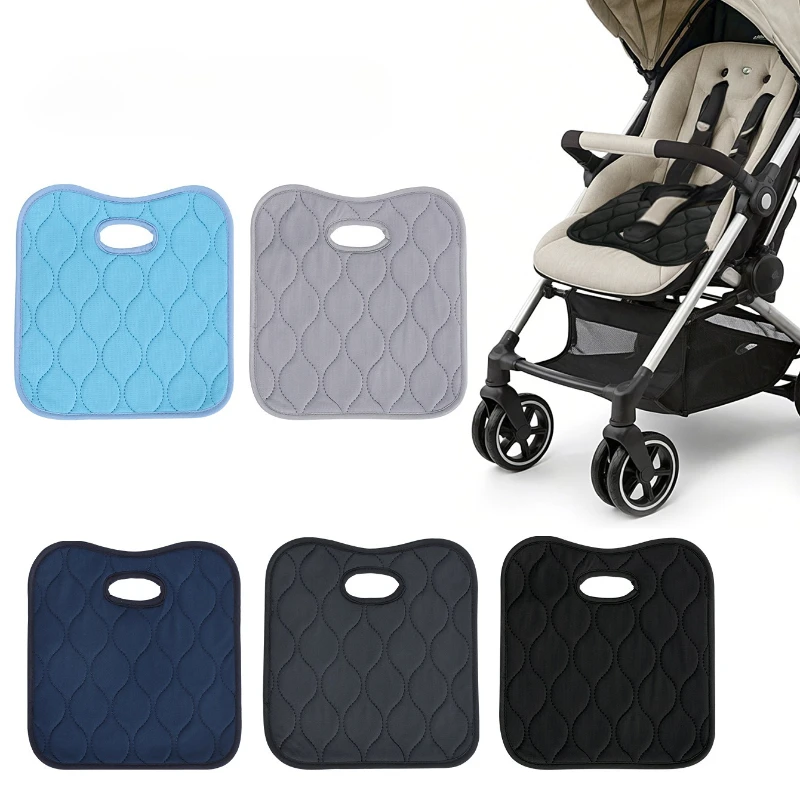 Baby Absorbent Waterproof Seat Pad for Stroller Highchair Toddler Soft Breathable Anti-Leak Universal Cushion Machine Washable
