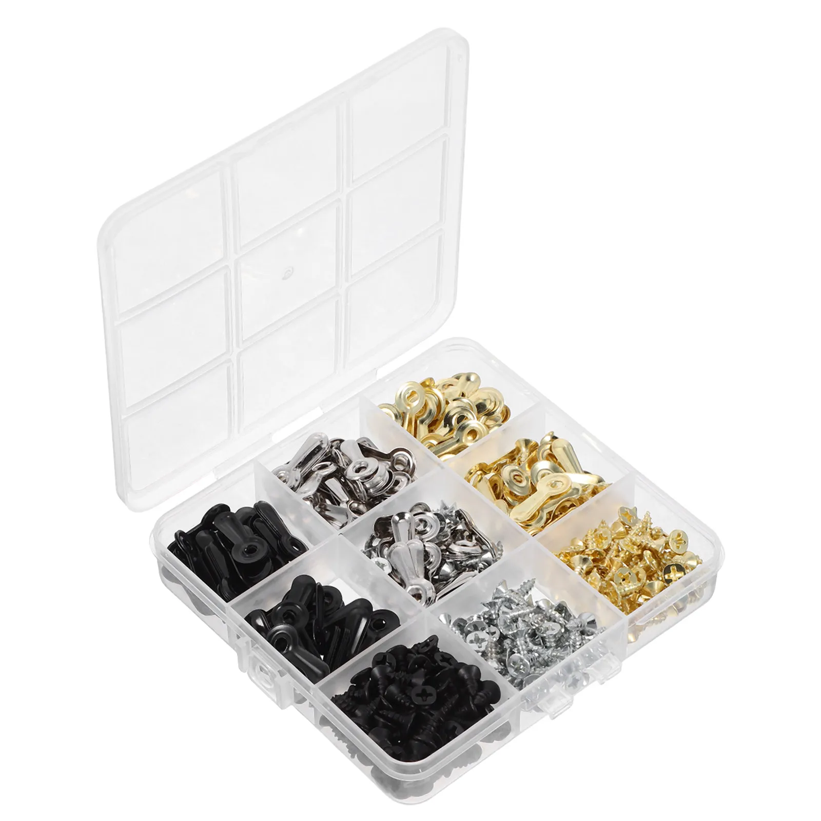 300Pcs Metal Picture Frame Backing Clips Turn Button Fasteners Flexible Photo Frame Fasteners for Hanging Pictures