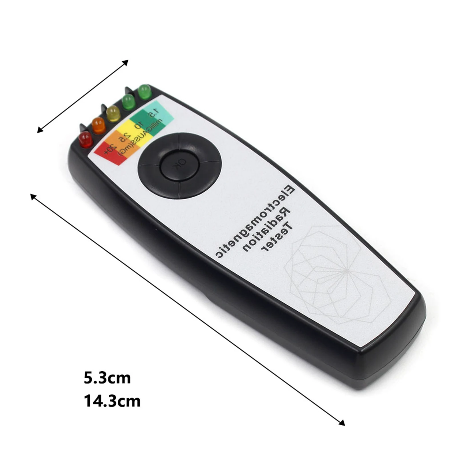 Areyourshop 5 LED EMF Meter Magnetic Field Detector Paranormal Equipment Tool