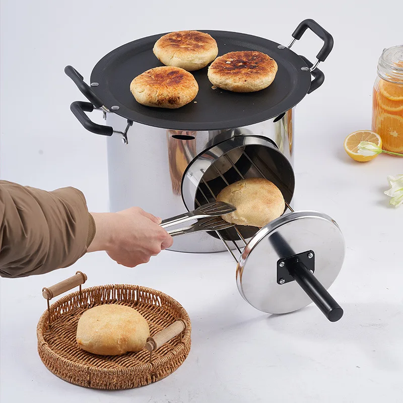 

Бытовая газовая печь для выпечки, маленькая газовая плита, специальная печь для мясных булочек, печь для жарки и запекания.