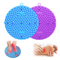 Foot Massage Mat Acupressure Pad Foot Reflexology Walking Toe Plate Magnetic Therapy Acupuncture Disc Pressure Point Pads Yoga