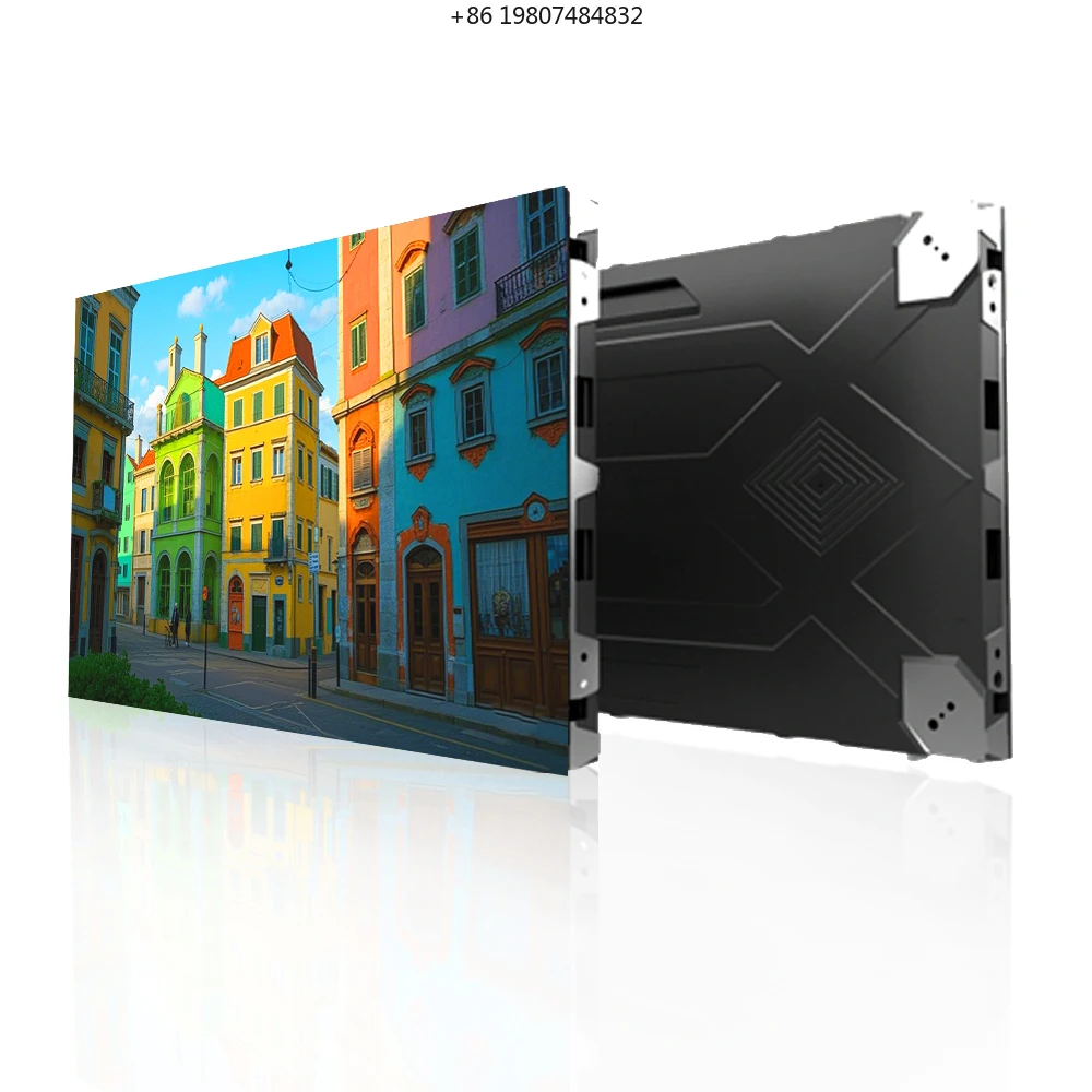 Indoor Front-Maintenance Die-Cast Aluminum LED Screen, P1.86 for Big Data Centers Command Rooms TV Stations