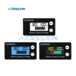 DC 8V-100V DC Battery Voltmeter Capacity Indicator Power Meter Lithium LiFePO4 lead-acid cell 12V 24V 48V for 6133A LCD Battery