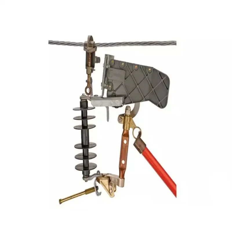 Drop type temporary fuse switch, live maintenance fuse protection switch