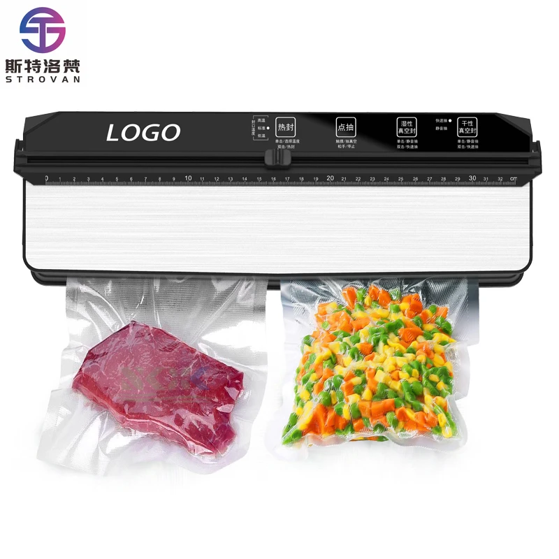 

STLF Factory Vacuum Food Sealer Super-Wide 7mm Sealing Strip Kitchen Automatic Vacuum Machine