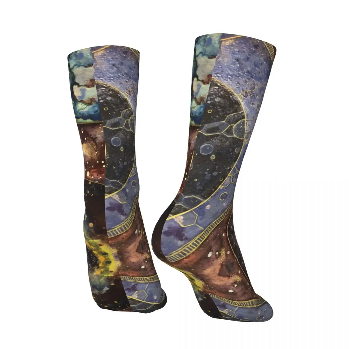 Calcetines Universe Earth World, medias Vintage para parejas, calcetines suaves para deportes al aire libre, calcetines antideslizantes con gráficos de otoño