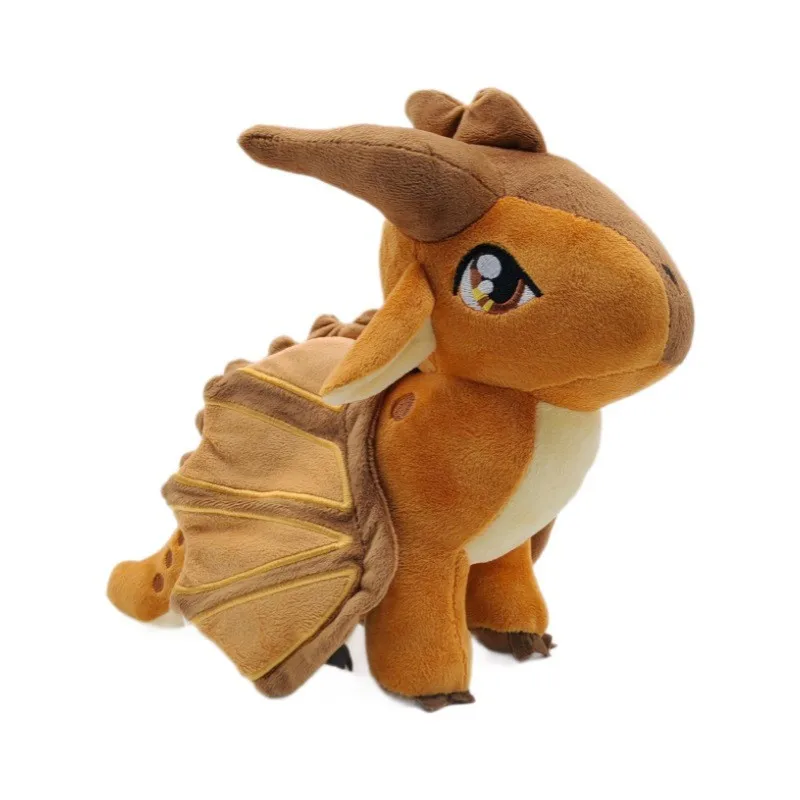 Wings of Fire Toys Dragon Plush Toy Soft Stuffed Animal Cool Brown Dragon Decor Merch Special Gift for Kids Boys and Girls
