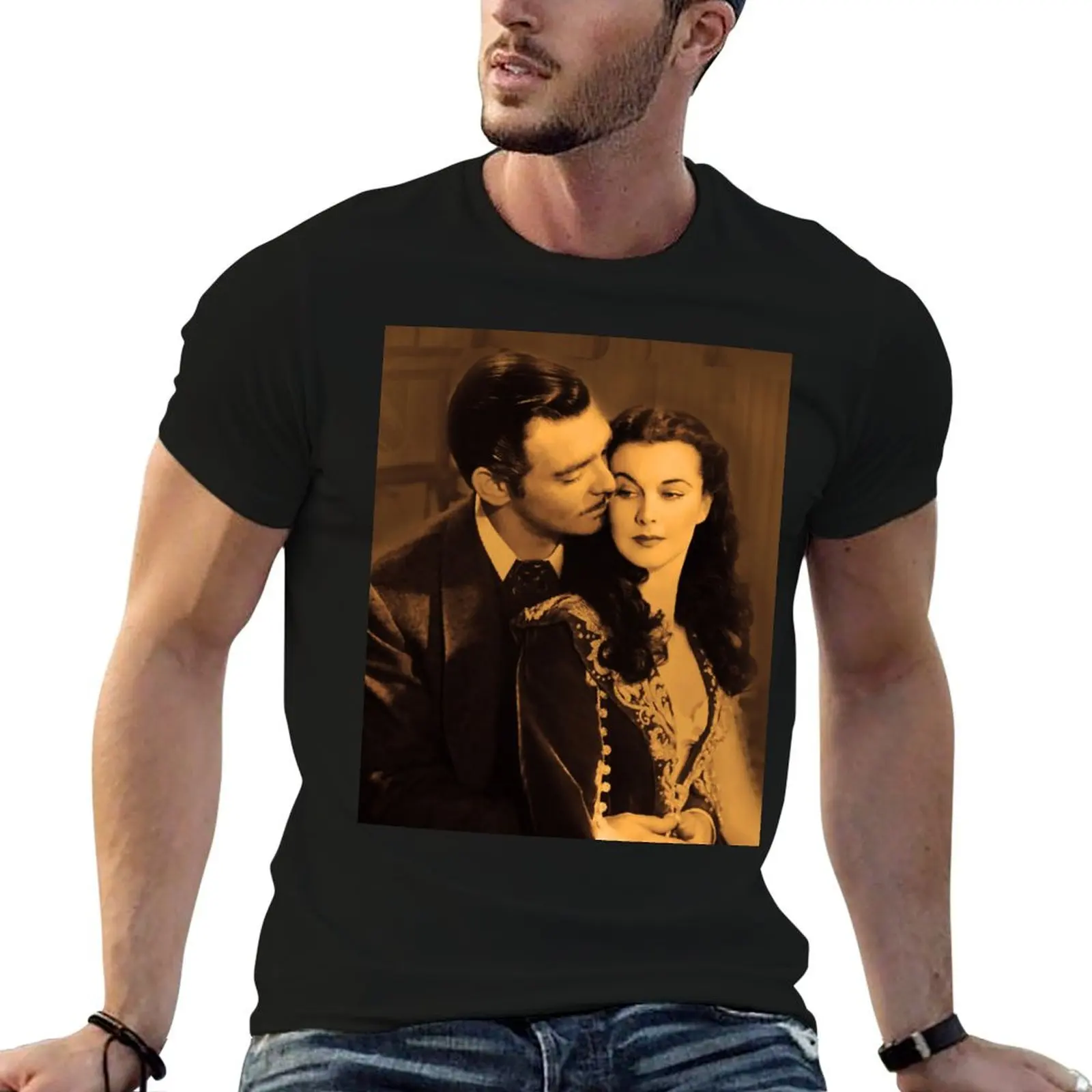 

Gone with the Wind T-Shirt man t shirt cotton cotton tshirt 100% T-Shirt