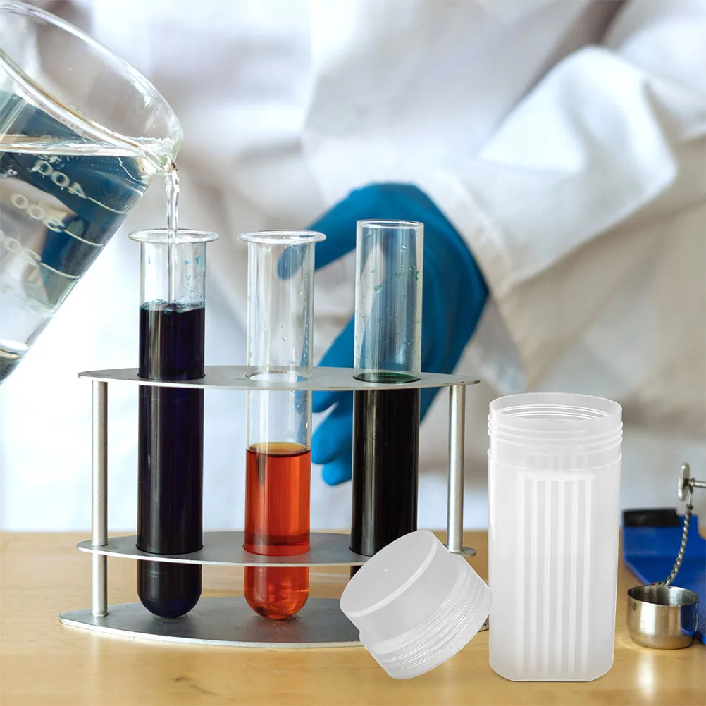 3 Stück Mikroskop-Objektträger, Färbeglaster, Laborzubehör, Glas, transparenter Aufbewahrungskoffer, Probengläser