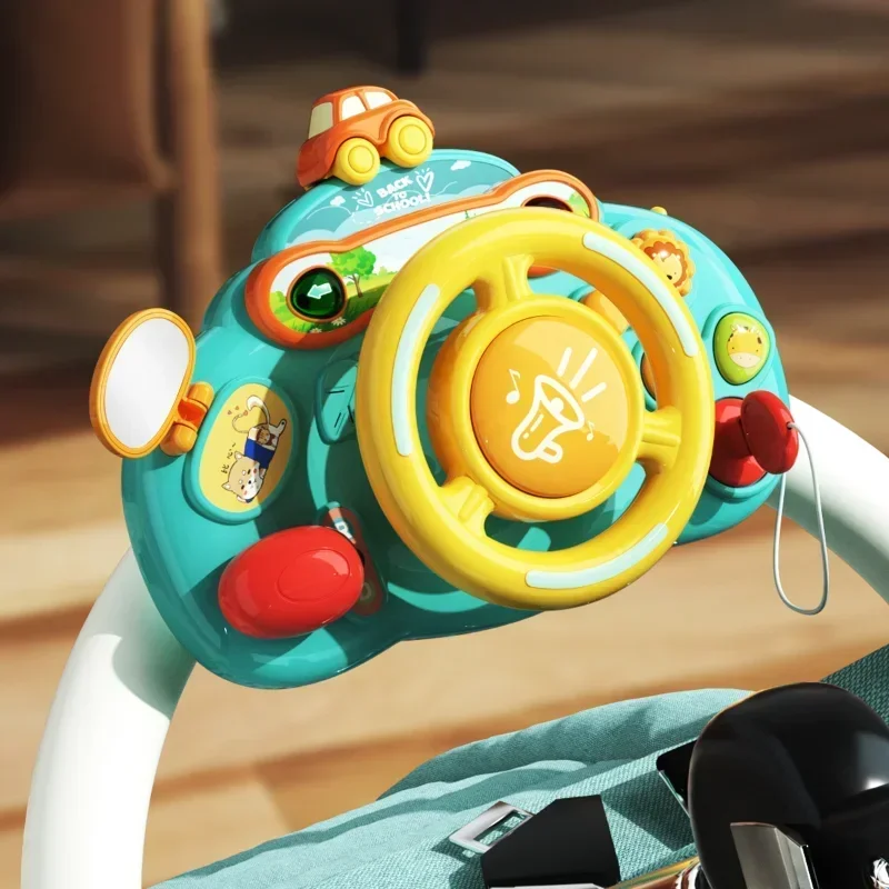 

Baby Electric Driving Car 036 Months CoPilot Steering Wheel Stroller Fun Educational Toy